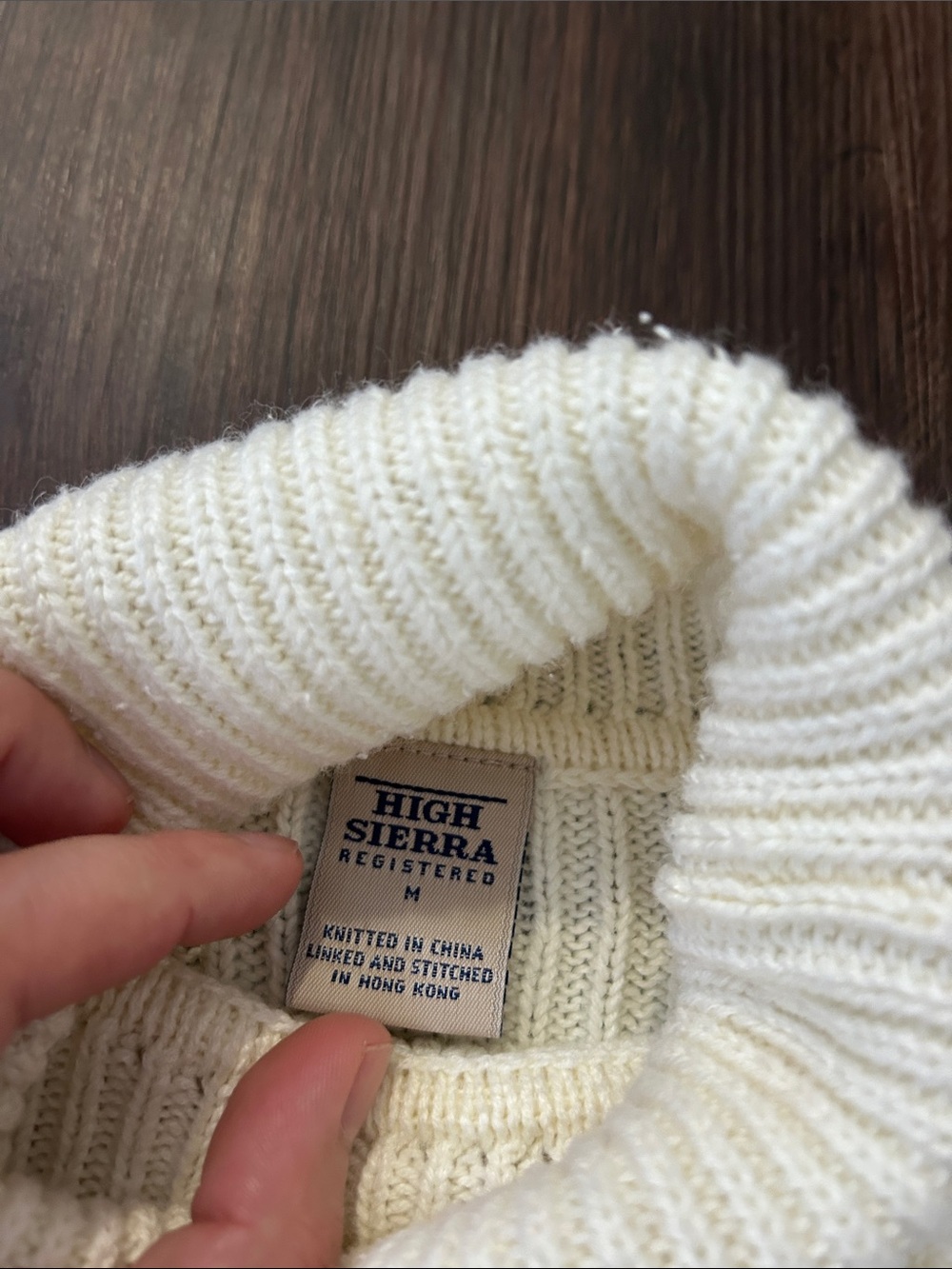Vintage Cotton Knit Turtleneck - Picture 3 of 4